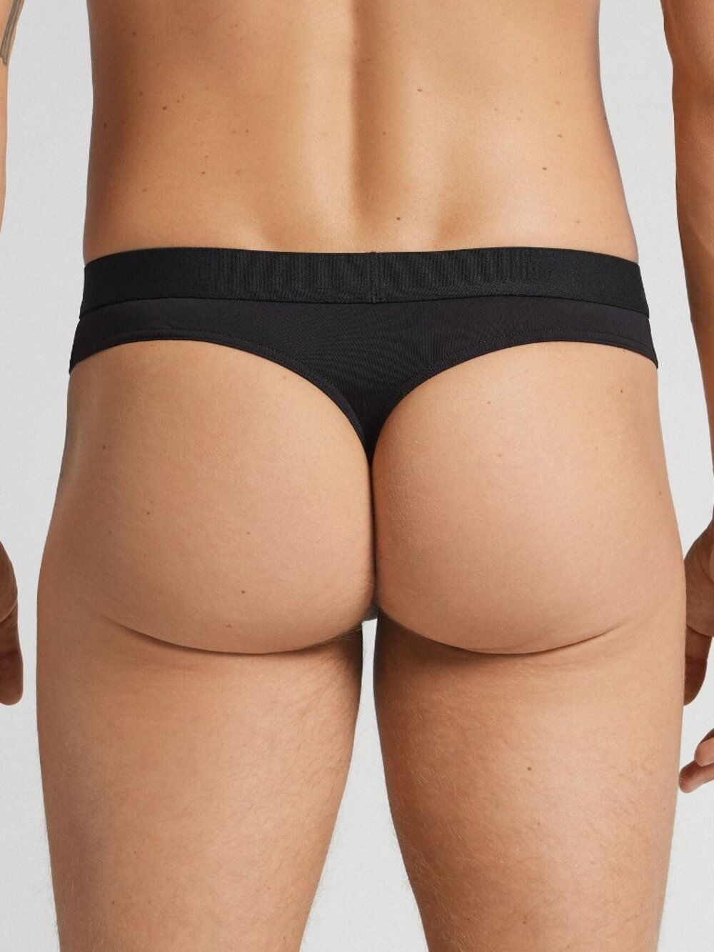 NWT Men's Thong, S, Black